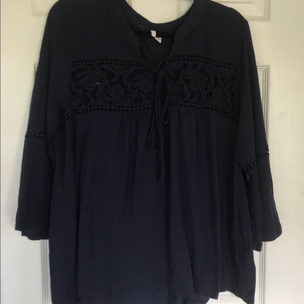 Cato navy blue top